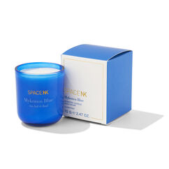 Mini Mykonos Blue Candle, , large, image2