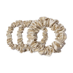 Pure Silk Assorted Scrunchies - Various Colours, BLONDE, large, image2