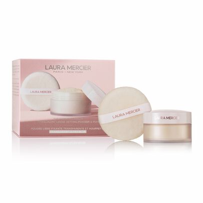 The Finishing Touch Translucent Loose Setting Powder Ultra Blur & Puff