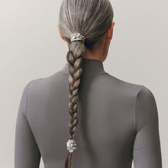 Skinny Scrunchies - 4 pack, SILVER, large, image5