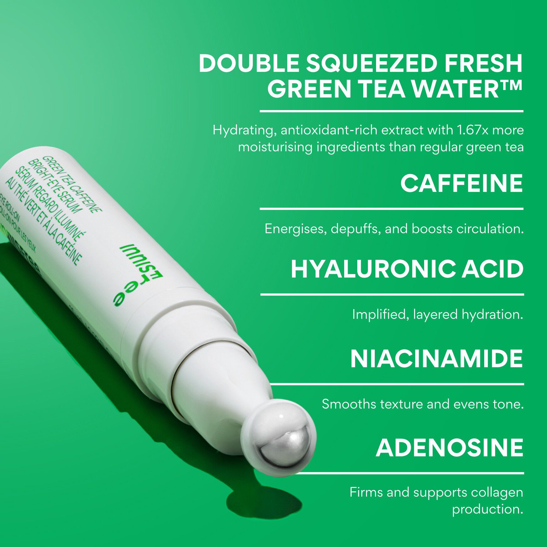 Innisfree Green Tea Caffeine Bright-Eye Serum | Space NK