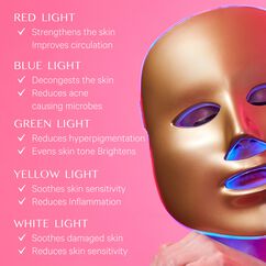 Light Therapy Golden Facial Treatment Device, , large, image7