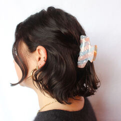 Lora Clip in Iced Peach, , large, image4