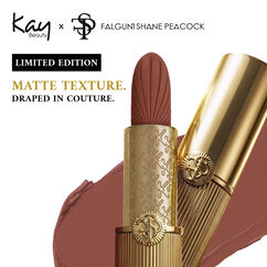 Kay Beauty x Falguni Shane Peacock Luxe Matte Lipstick, PEACH ZARDOSI, large, image6