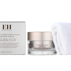 Purifying Detox Clay Mask With Dual Action Cleansing Cloth, , large, image3