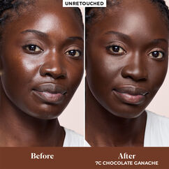 Real Flawless Feathermatte Powder Foundation, 7C CHOCOLATE GANACHE , large, image3