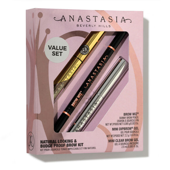 Natural Looking + Budge Proof Brow Kit, SOFT BROWN, large, image3