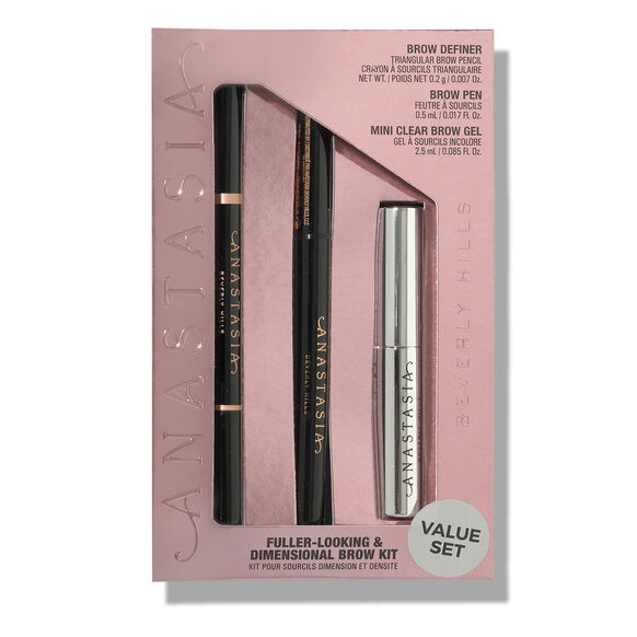 Fuller Looking + Dimensional Brows Kit, SOFT BROWN, large, image2