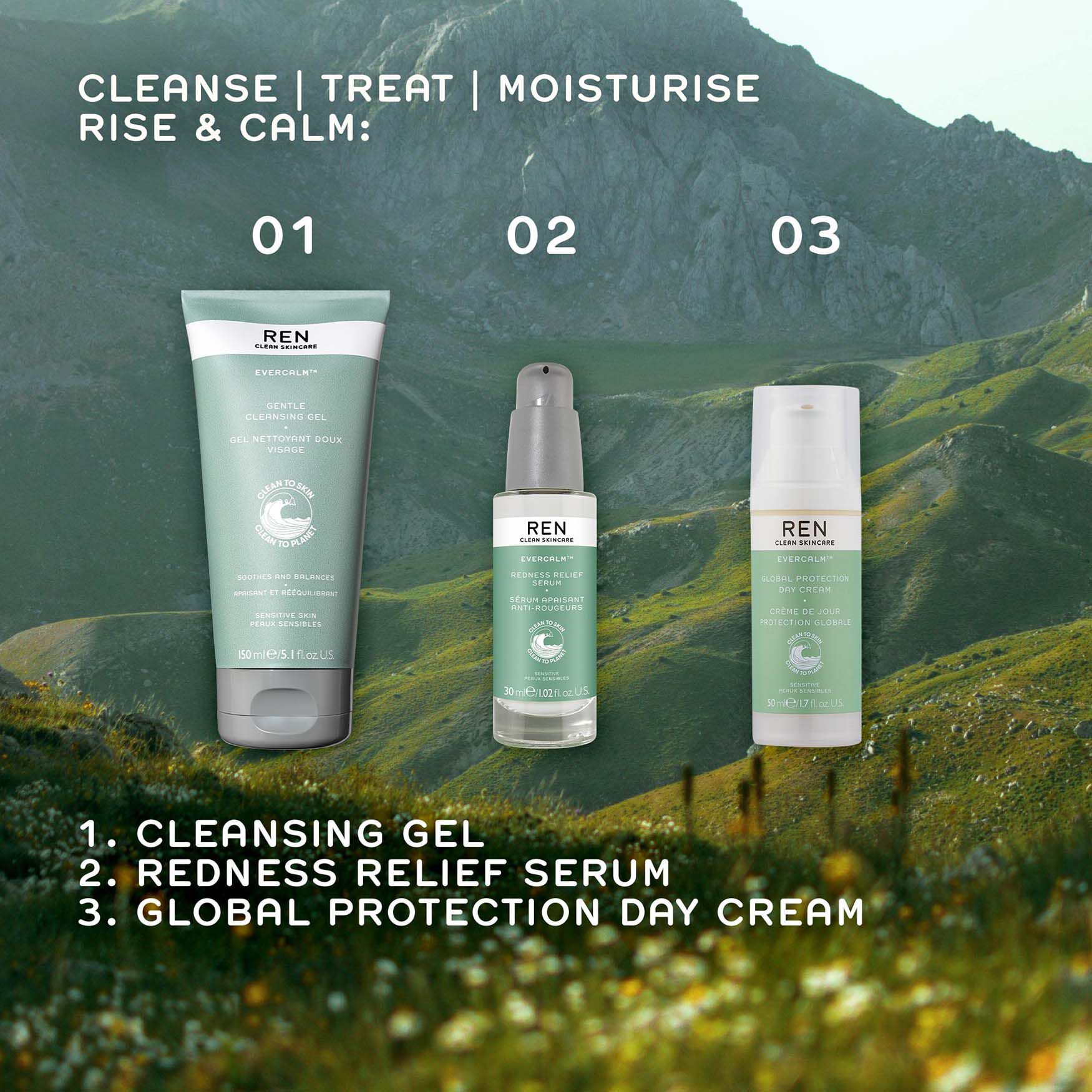 Ren Clean Skincare Evercalm™ Redness Relief Serum | Space NK