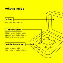 Hydro-Stars Pimple Patches + Big Yellow Compact, , large, image4