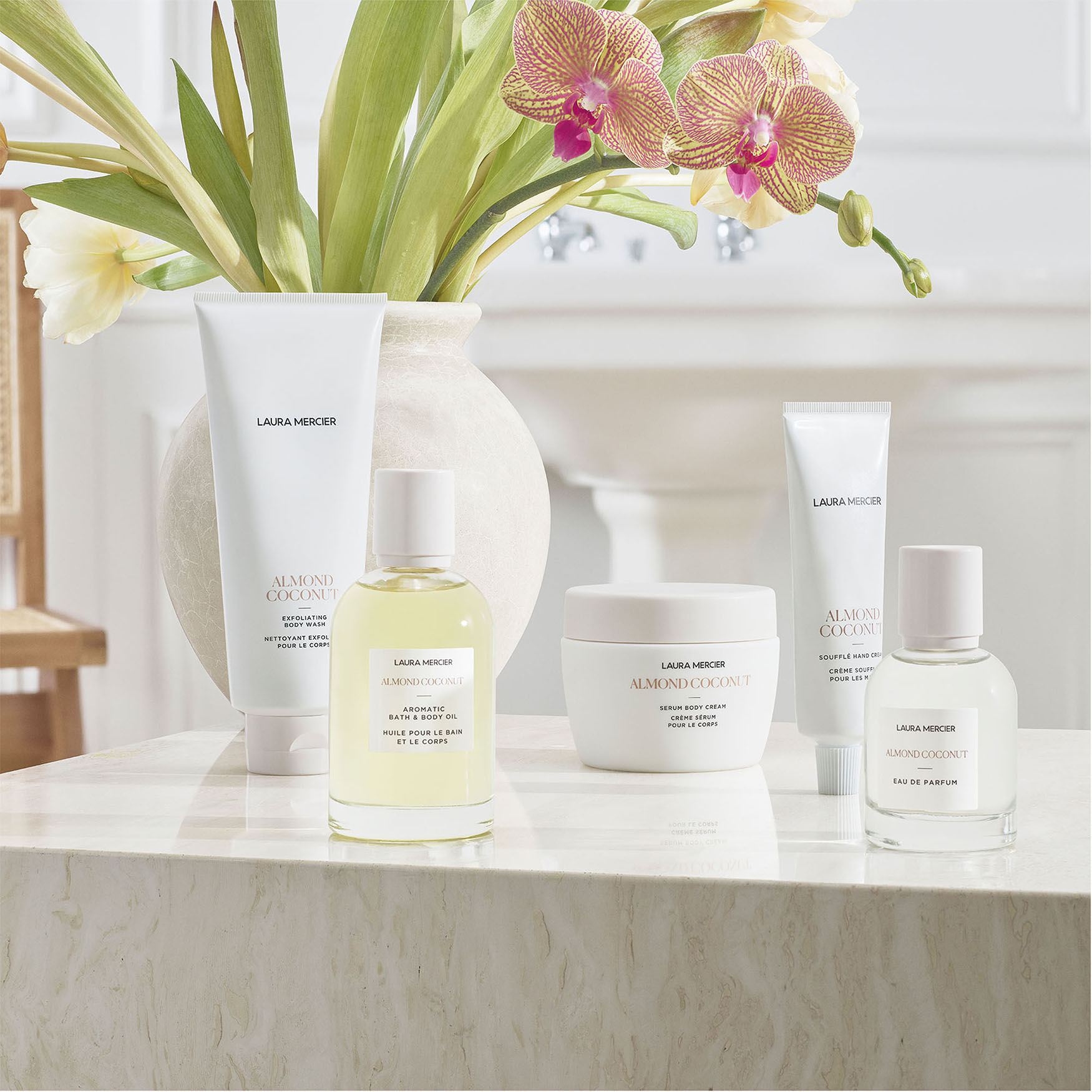 Laura Mercier Almond Coconut Serum Body Cream | Space NK
