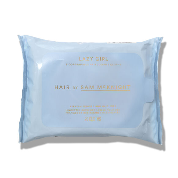 Lazy Girl Biodegradable Hair Cleanse Cloths, , large, image1