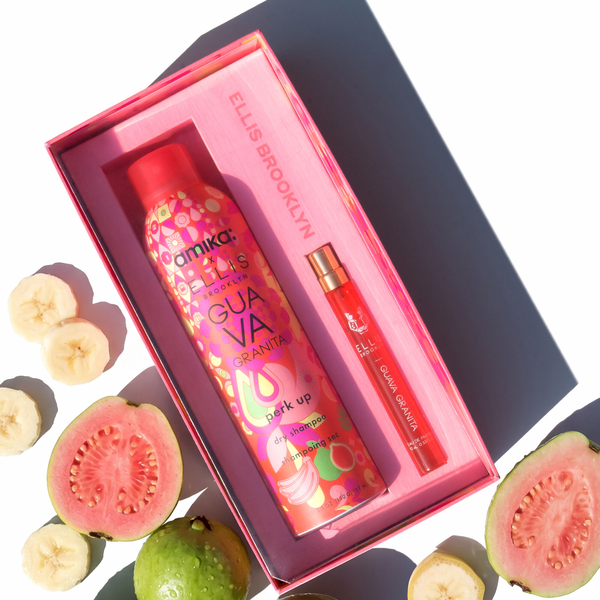 Ellis Brooklyn GUAVA GRANITA x Amika Gift Set | Space NK