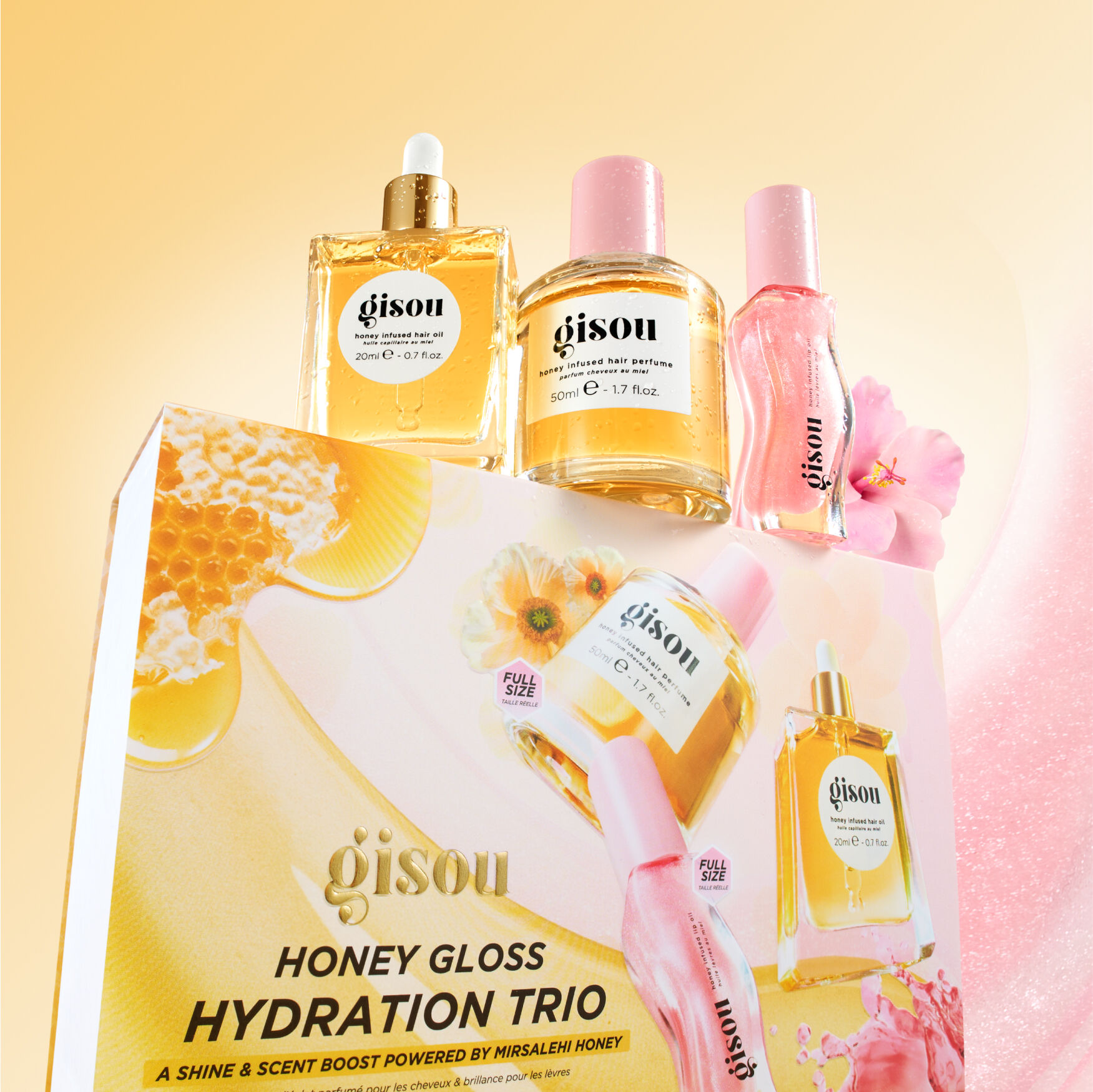 Gisou Honey Gloss Hydration Trio | Space NK