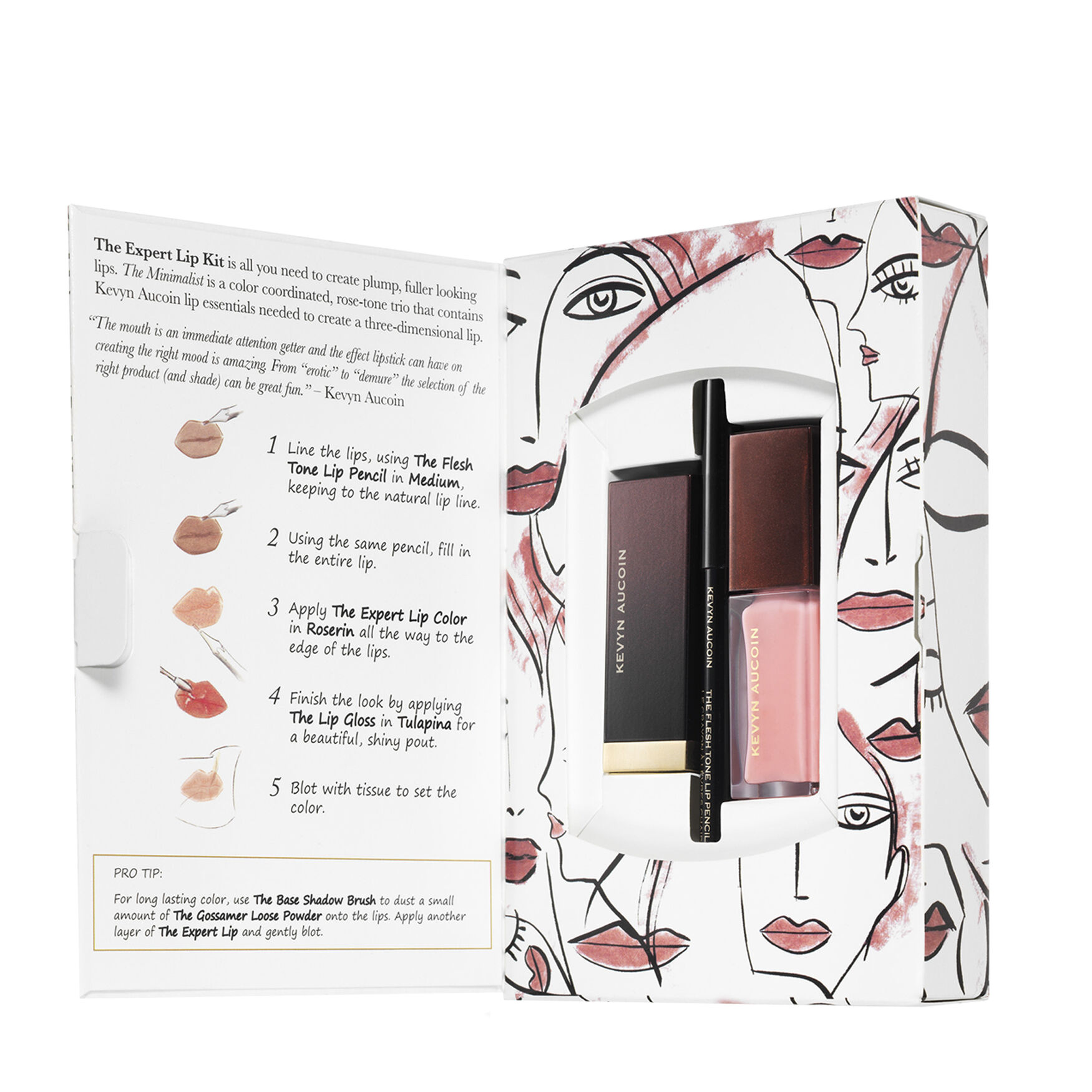 Kevyn Aucoin The Expert Lip Kit The Minimalist Space Nk