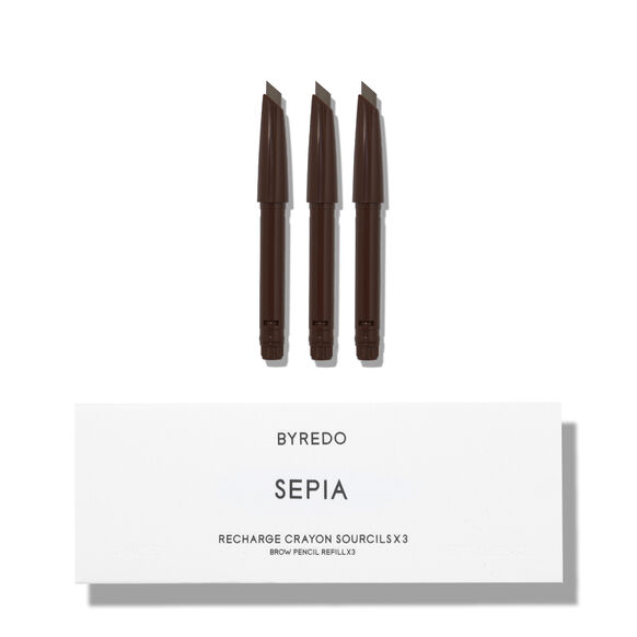 3 Refills Set All-in-one Brow Pencil, SEPIA 02, large, image1