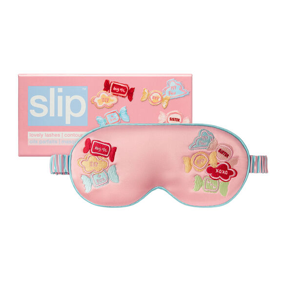 Pure Silk Contour Sleep Mask - Besties, , large, image1