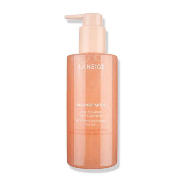 Balance Mode Rice Foaming Deep Cleanser, , large, image1