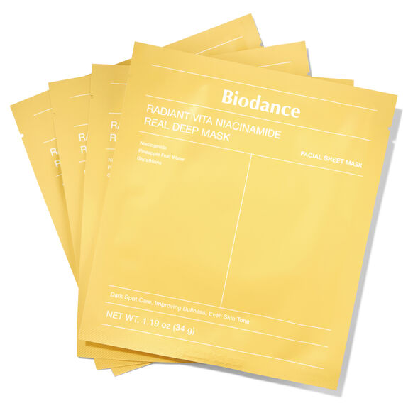 Radiant Vita Niacinamide Real Deep Mask, , large, image1