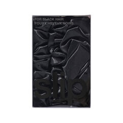 Pure Silk Assorted Scrunchies - Various Colours, BLACK, large, image3