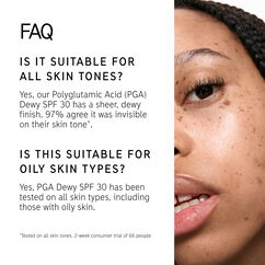 Polyglutamic Acid Dewy Sunscreen SPF 30, , large, image6