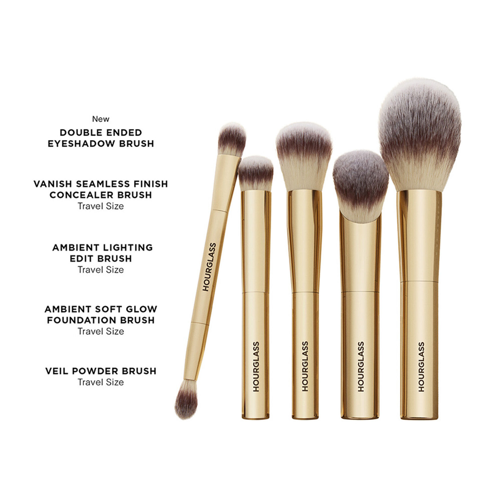 Hourglass Face & Eye Travel Brush Set | Space NK