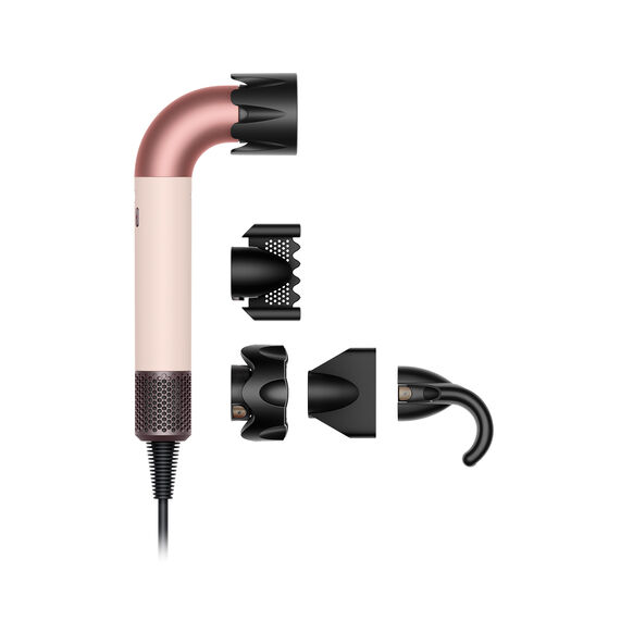 Supersonic r™ Hair Dryer – Straight +Wavy (Ceramic Pink/Rose Gold), , large, image1