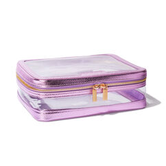 Large Travel Bag - Metallic Purple, , large, image2