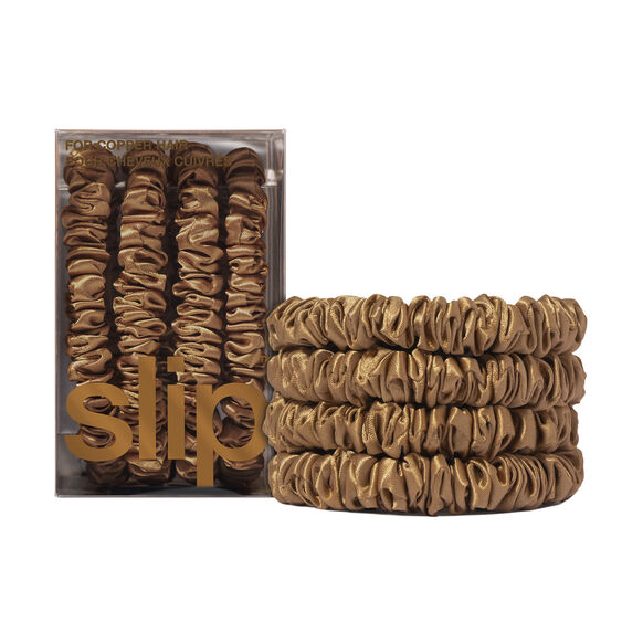 Skinny Scrunchies - 4 pack, COPPER, large, image1
