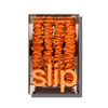 Pure Silk Skinny Scrunchies - Orange, , large, image3