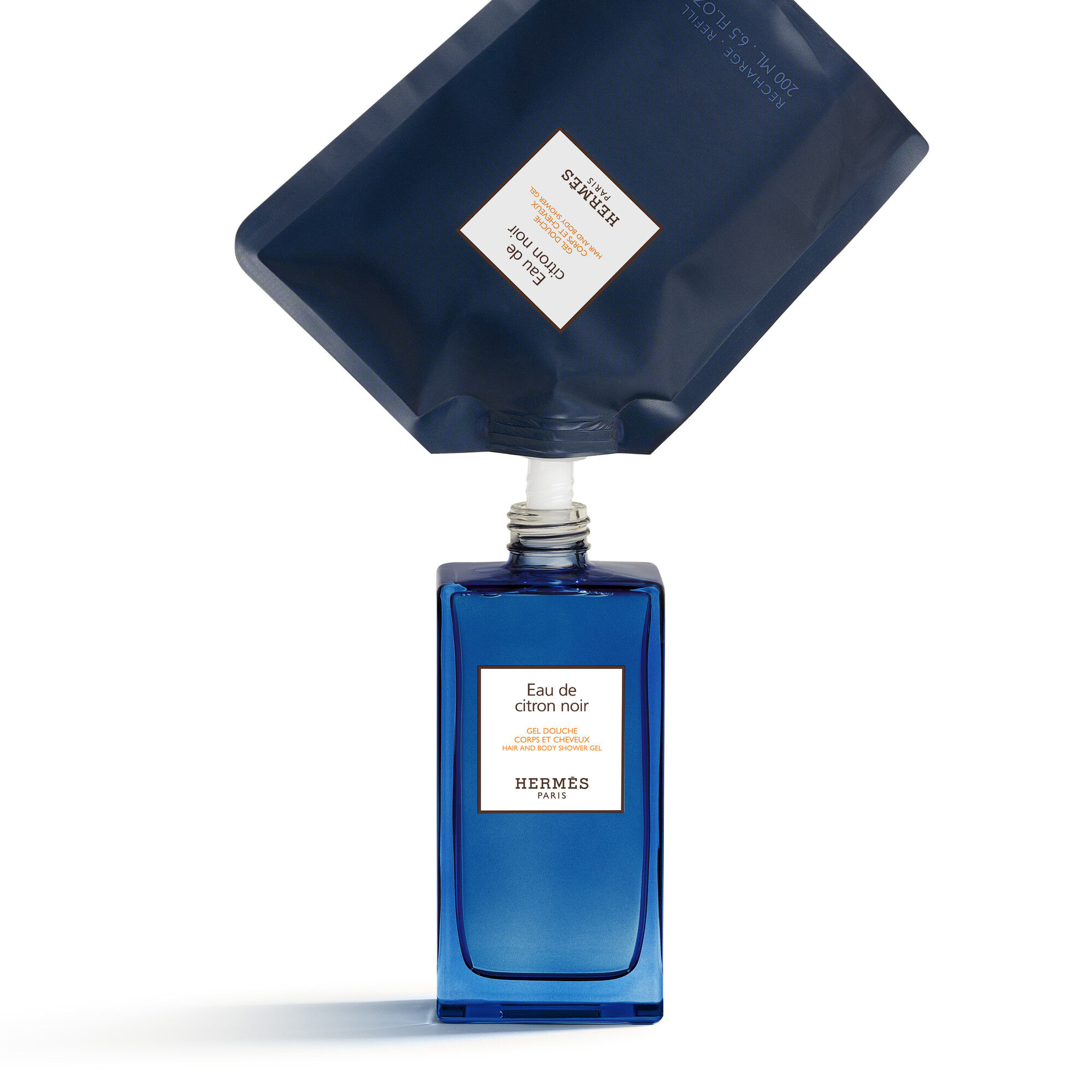 Hermès Eau de Citron Noir Hair and Body Shower Gel Refill