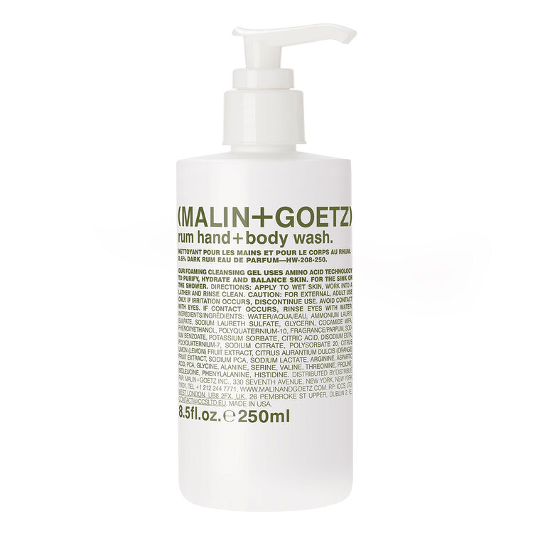 rum hand and body wash