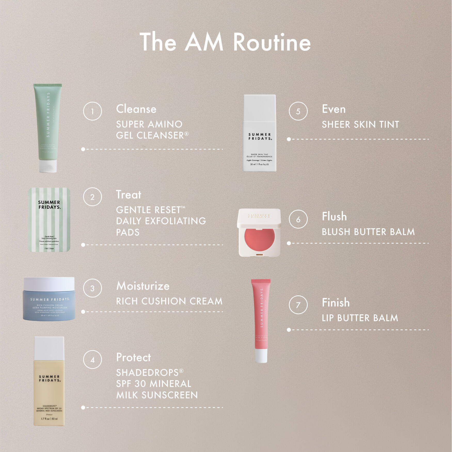 Summer Fridays Gentle Reset™ Daily Exfoliating Pads | Space NK