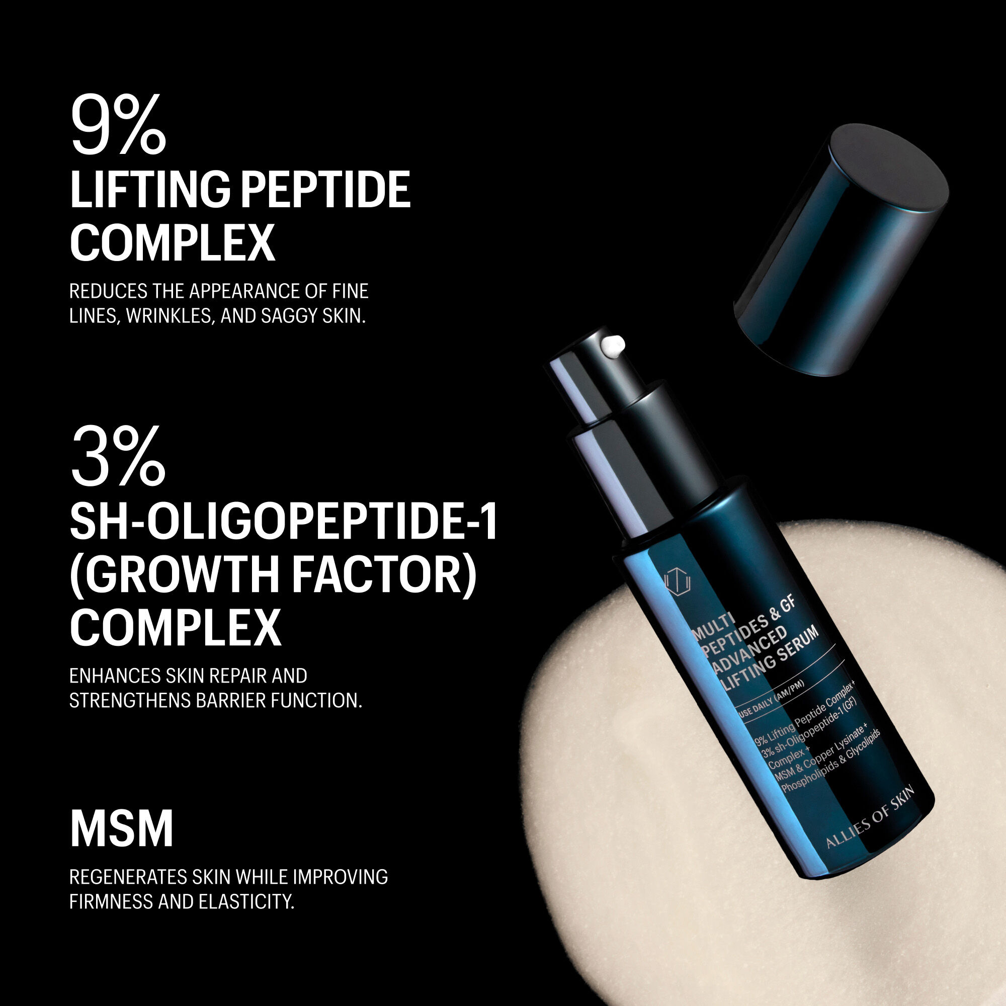 Allies of Skin Multi Peptides & Growth Factors Advanced Lifting