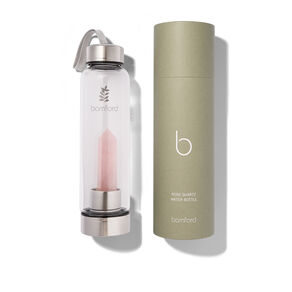 Rose Quartz Crystal Water Bottle