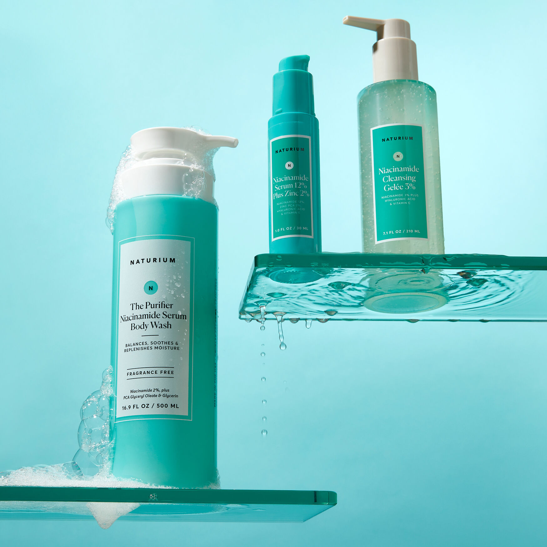 NATURIUM The Purifier Niacinamide Serum Body Wash | Space NK