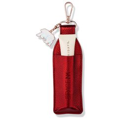 Burgundy Mirror Lip Holder with Charm, , large, image3