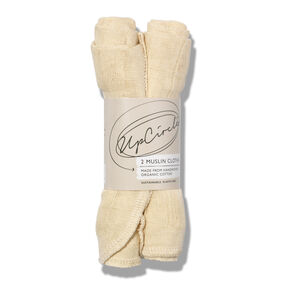 Gants de toilette en mousseline biologique