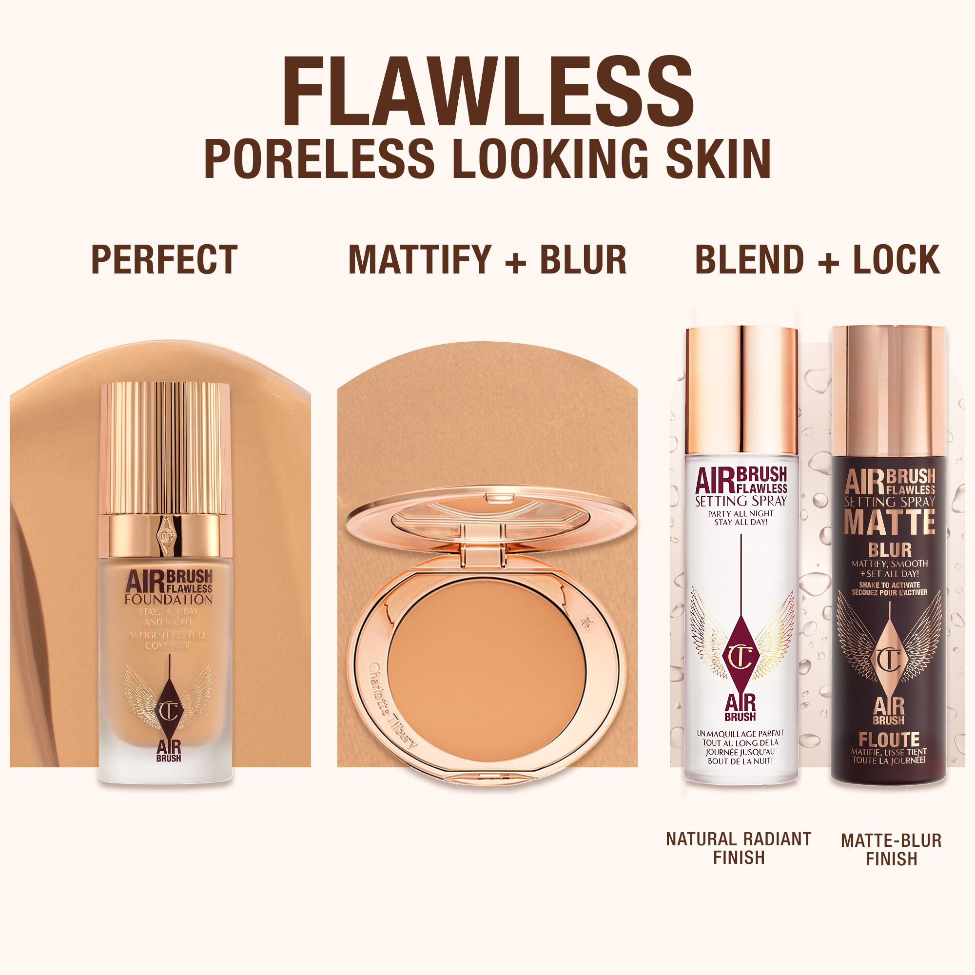 Charlotte Tilbury Airbrush Flawless Foundation | Space NK