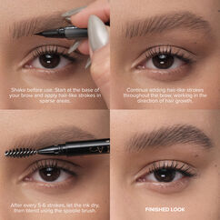 Microstroke Brow Pen, DARK BROWN, large, image3