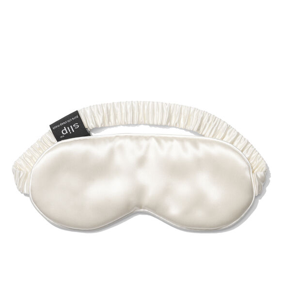 Silk Sleep Mask, WHITE, large, image1