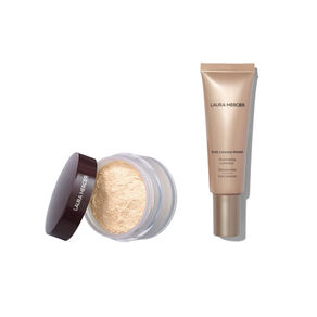 Prime and Set Bundle- Primer & Loose Setting Powder in the shade Translucent