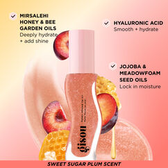 Honey Infused Lip Oil, GLAZED PLUM, large, image7