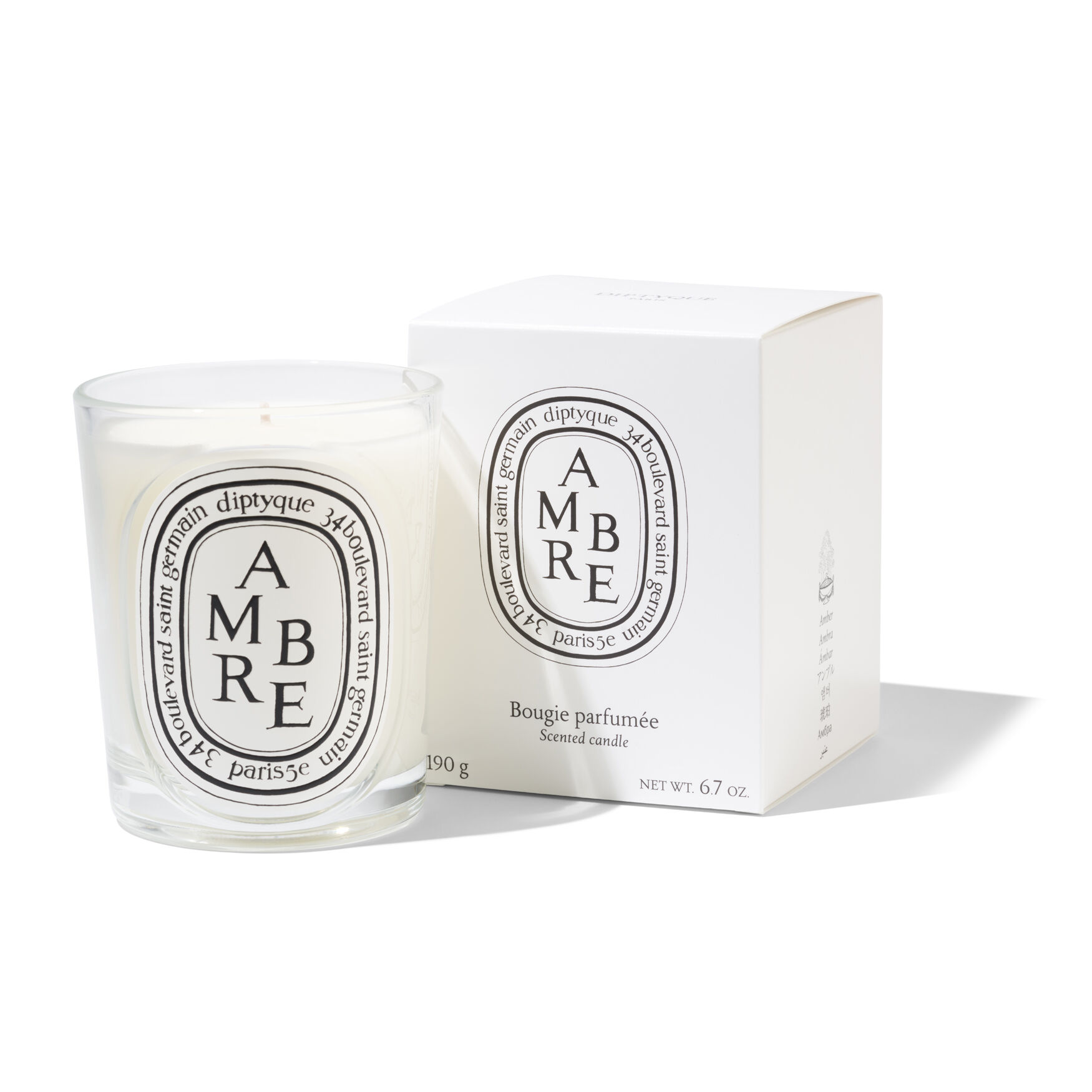 Diptyque Ambre Classic Candle 190g | Space NK