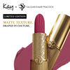 Kay Beauty x Falguni Shane Peacock Luxe Matte Lipstick, PEONY TAFFETA, large, image6