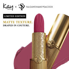 Kay Beauty x Falguni Shane Peacock Luxe Matte Lipstick, PEONY TAFFETA, large, image6