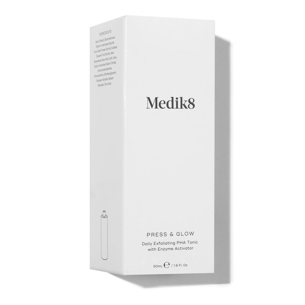 Medik8 Press & Glow Daily Exfoliating PHA Tonic with Enzyme Activator Space NK