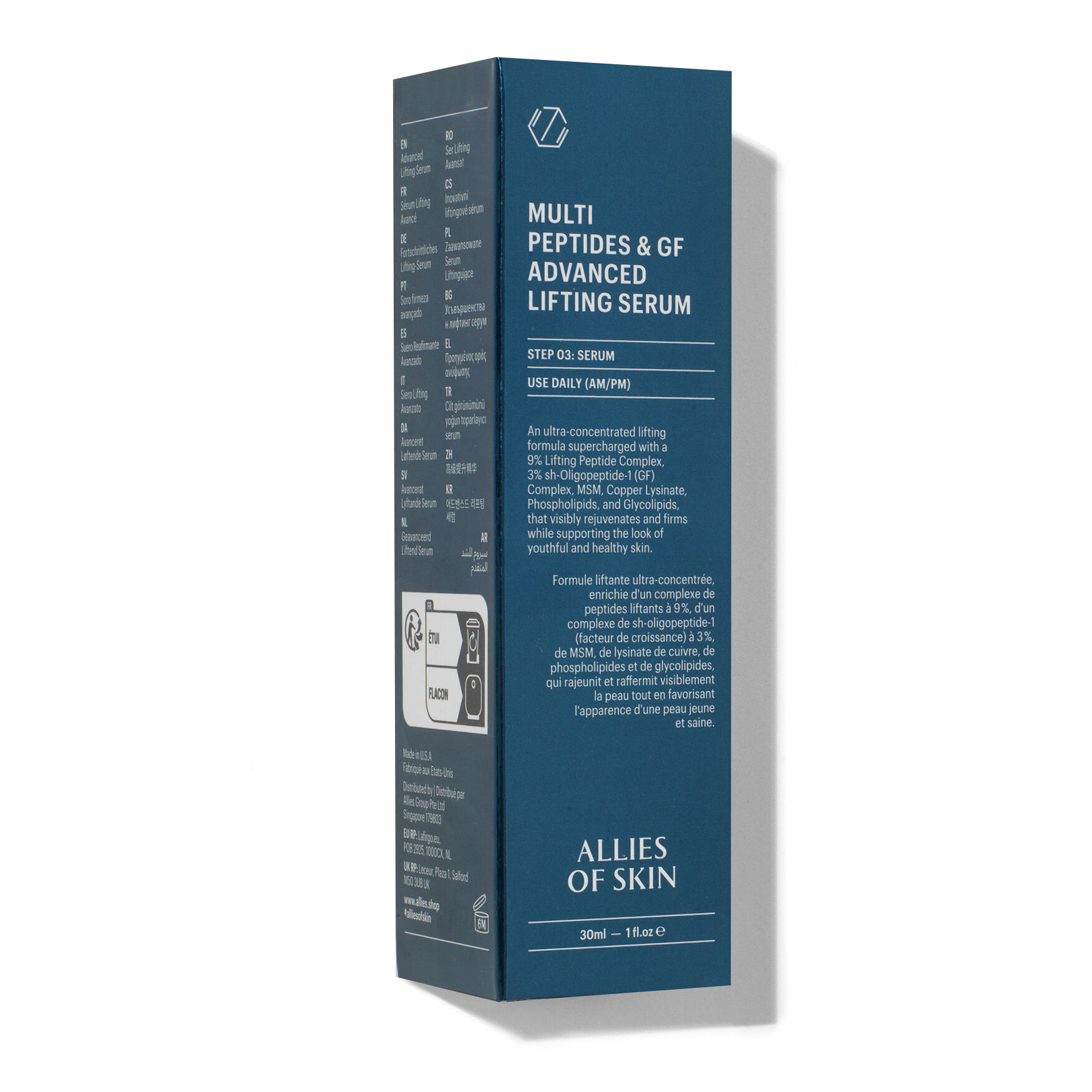 Allies of Skin Multi Peptides & Growth Factors Advanced Lifting