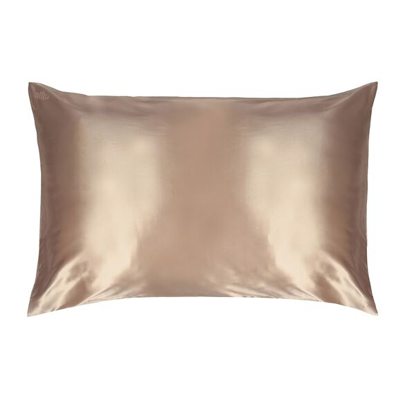 Silk Pillowcase - Queen Standard, CARAMEL, large, image1