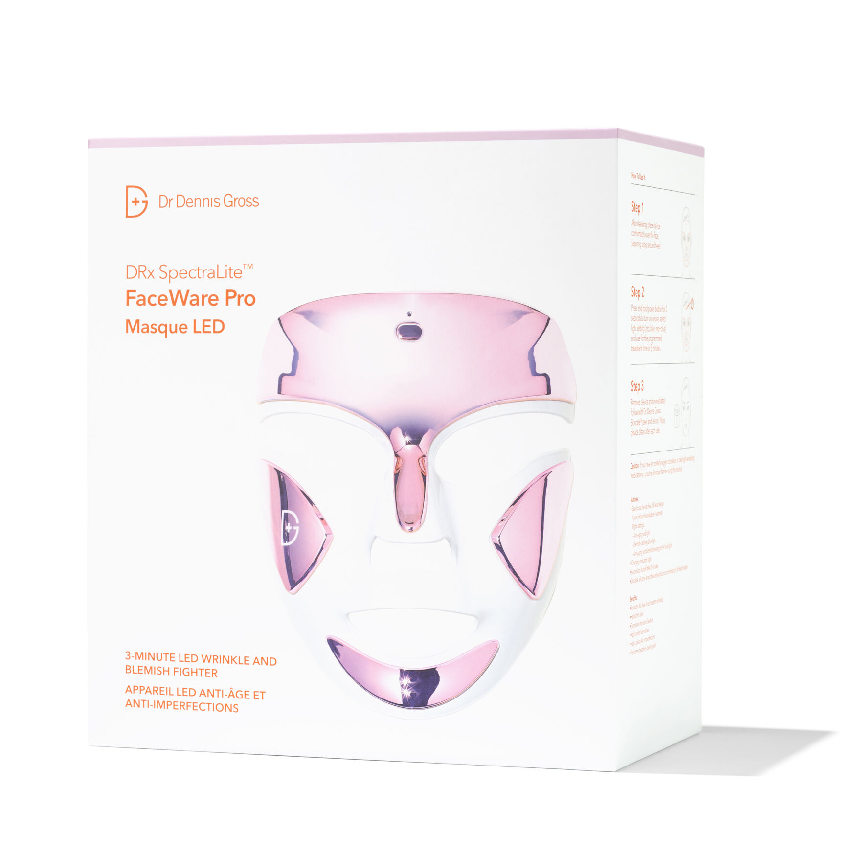 美顔器Dr Dennis Gross 未開封 値下げ可能 Dr Dennis Gross DRx SpectraLite Faceware Pro LED Mask